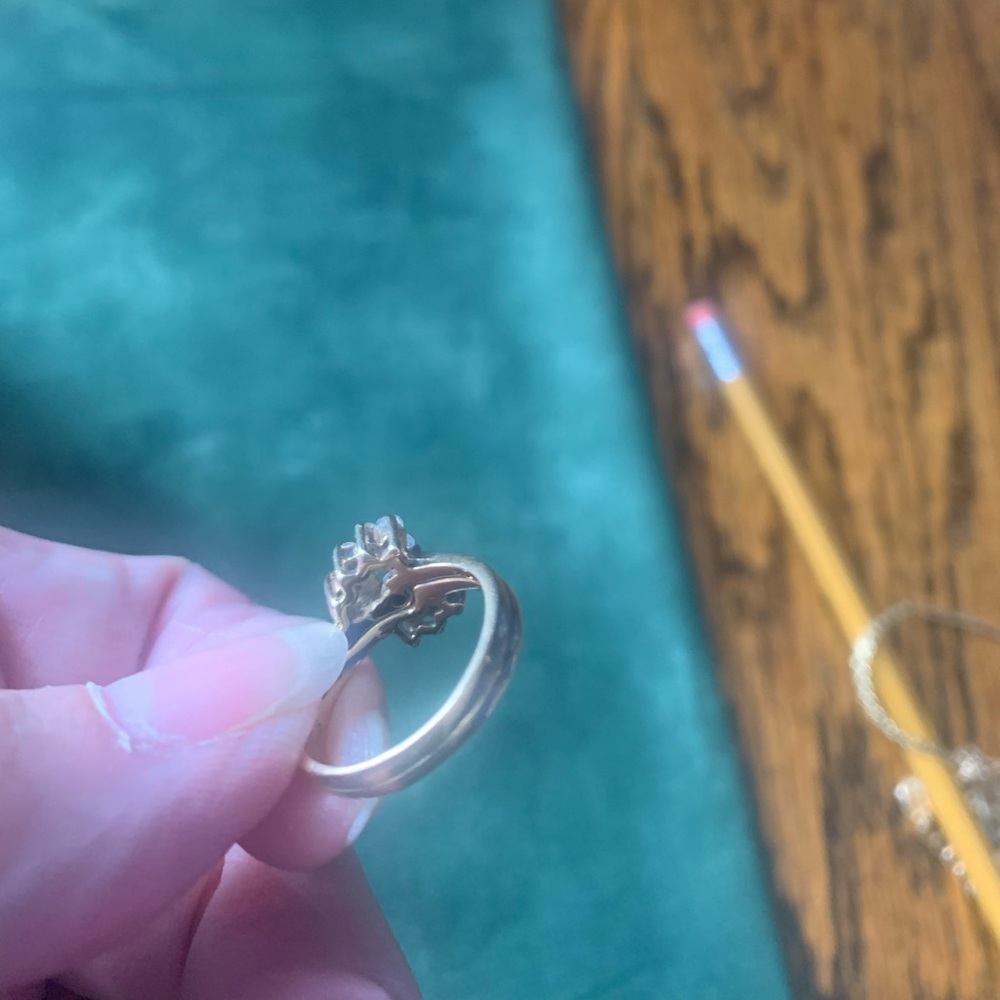 Diamond And Ruby Wedding Ring - image 3